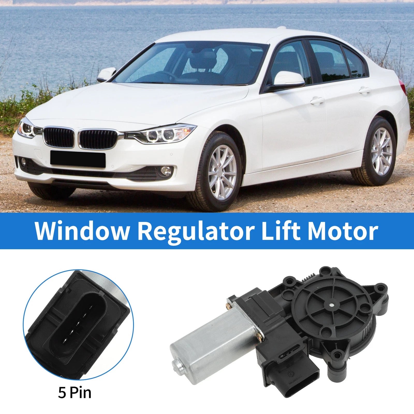 Power Window Regulator Lift Motor Replacement for BMW 1 Series 3 Series (2008–2013)