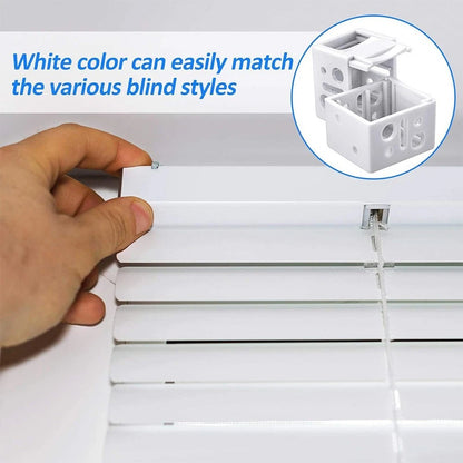 8pcs White Venetian Blind Brackets for 25mm & 1 Inch Blinds