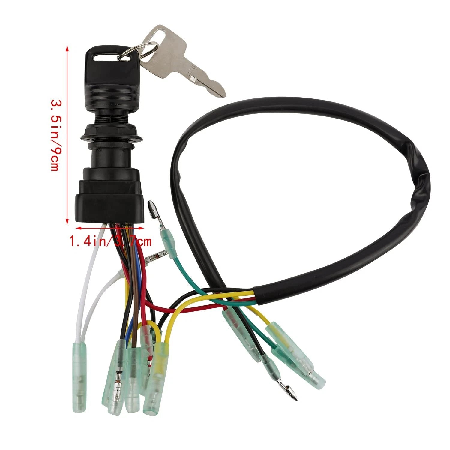 Ignition Switch Key Assembly 703-82510-43-00 for Yamaha Motor Control Box