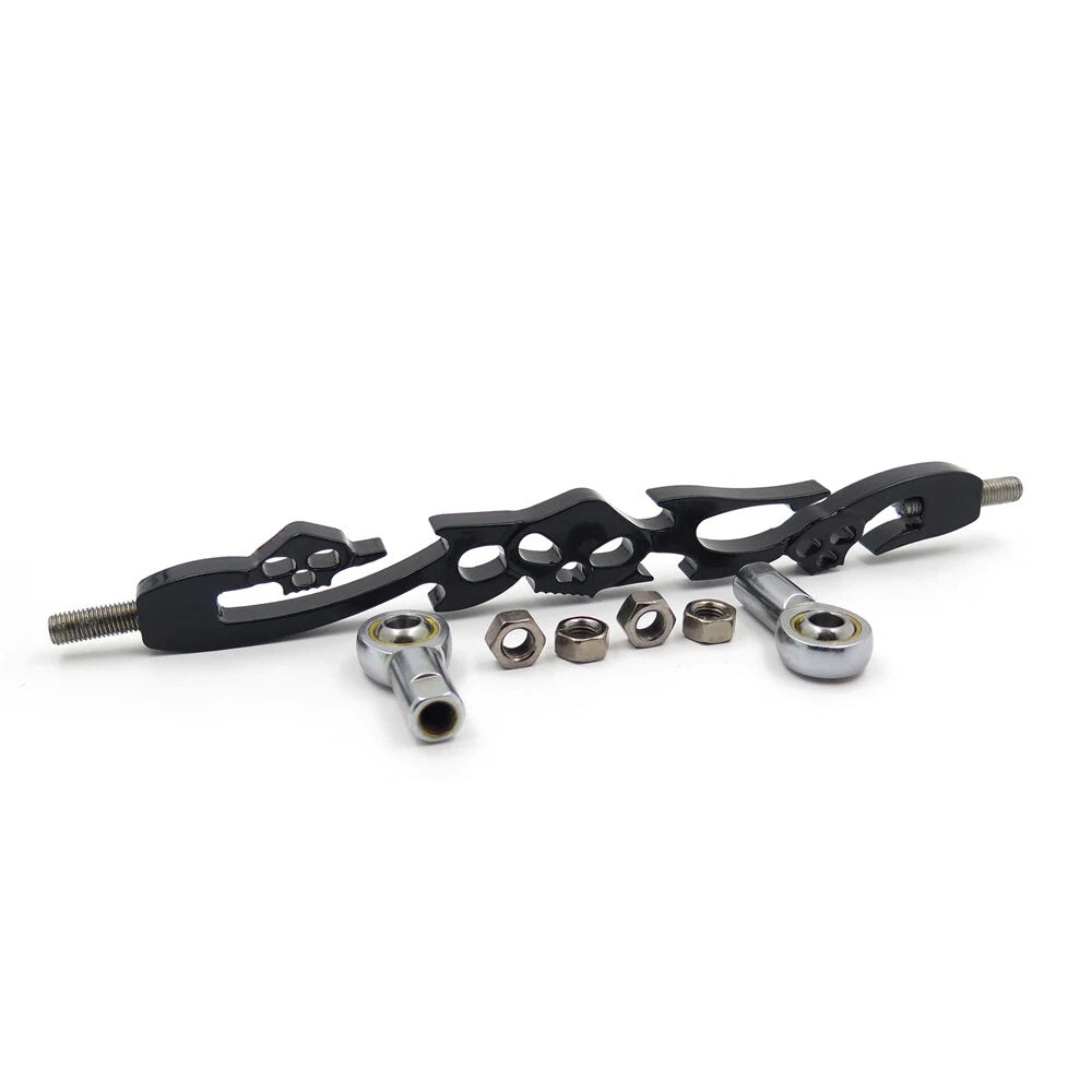 Black Skull Billet Shift Linkage for Harley Davidson Softail FXST (2000–2023)