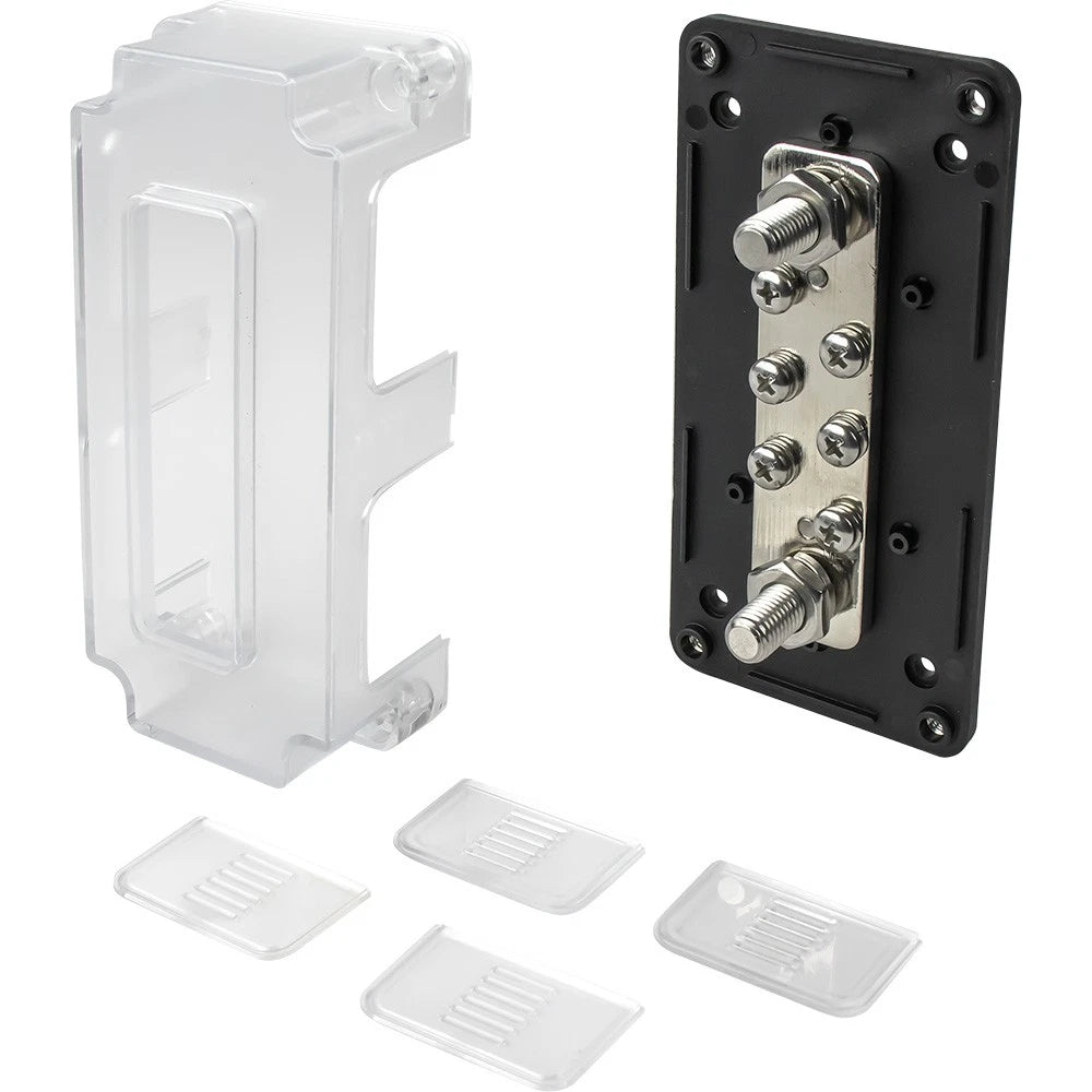 Sea-Dog Buss Bar with Cover for Marine Applications (6 Terminals)