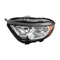 Driver/Left Side Headlight for Ford EcoSport (2018–2022) Halogen Black