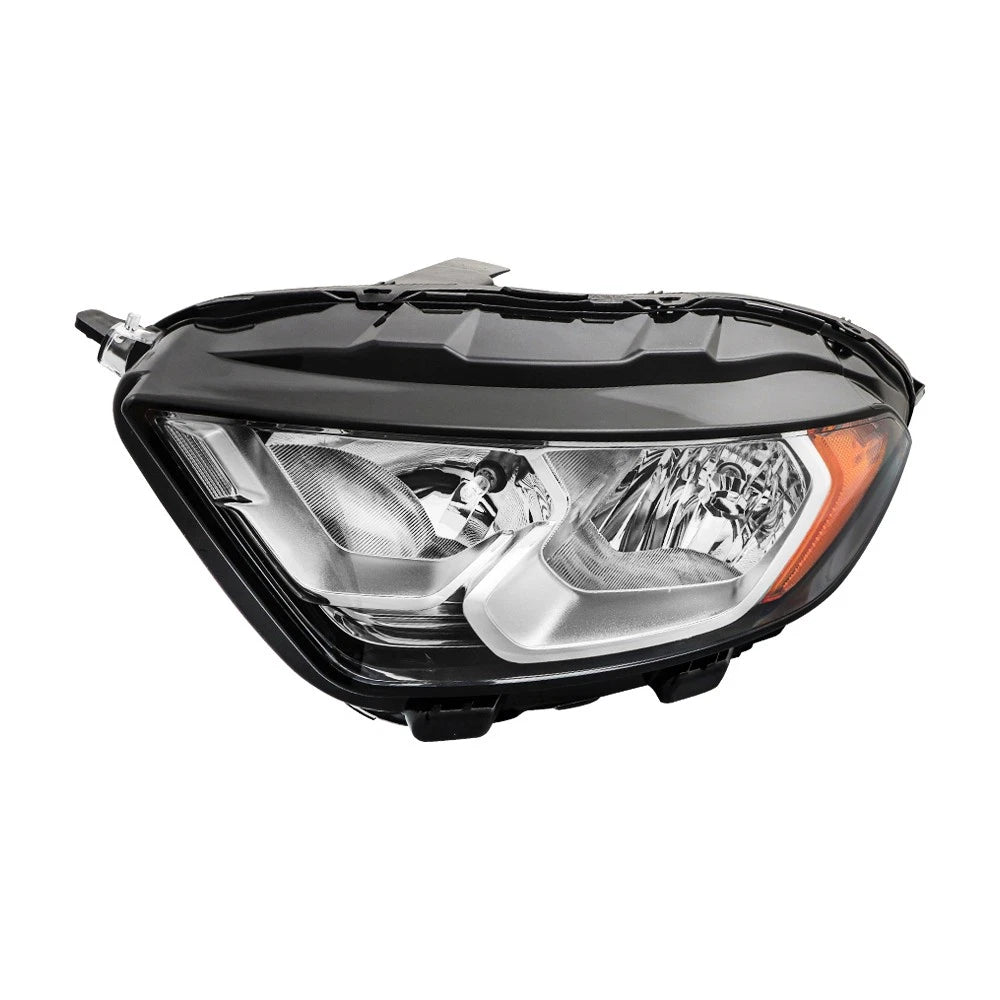 Driver/Left Side Headlight for Ford EcoSport (2018–2022) Halogen Black