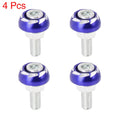 6mm License Plate Frame Bolt Screws 4pcs for Motorcycle (Blue) (Fits Most)