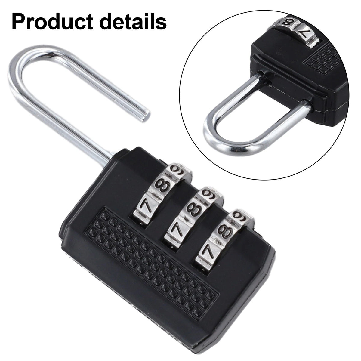 Zinc Alloy Coded Lock for Storage Solutions