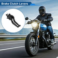 Short/Long Brake Clutch Levers for Yamaha MT-03 (2018–2022) - Solid Black Pair