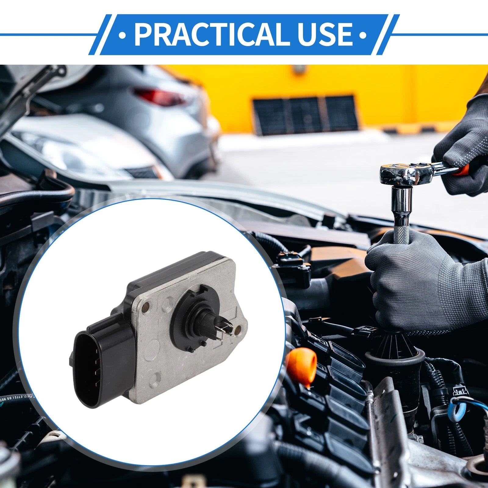 Mass Air Flow Sensor Replacement for Ford Escort 1994–1995 L4 1.9L