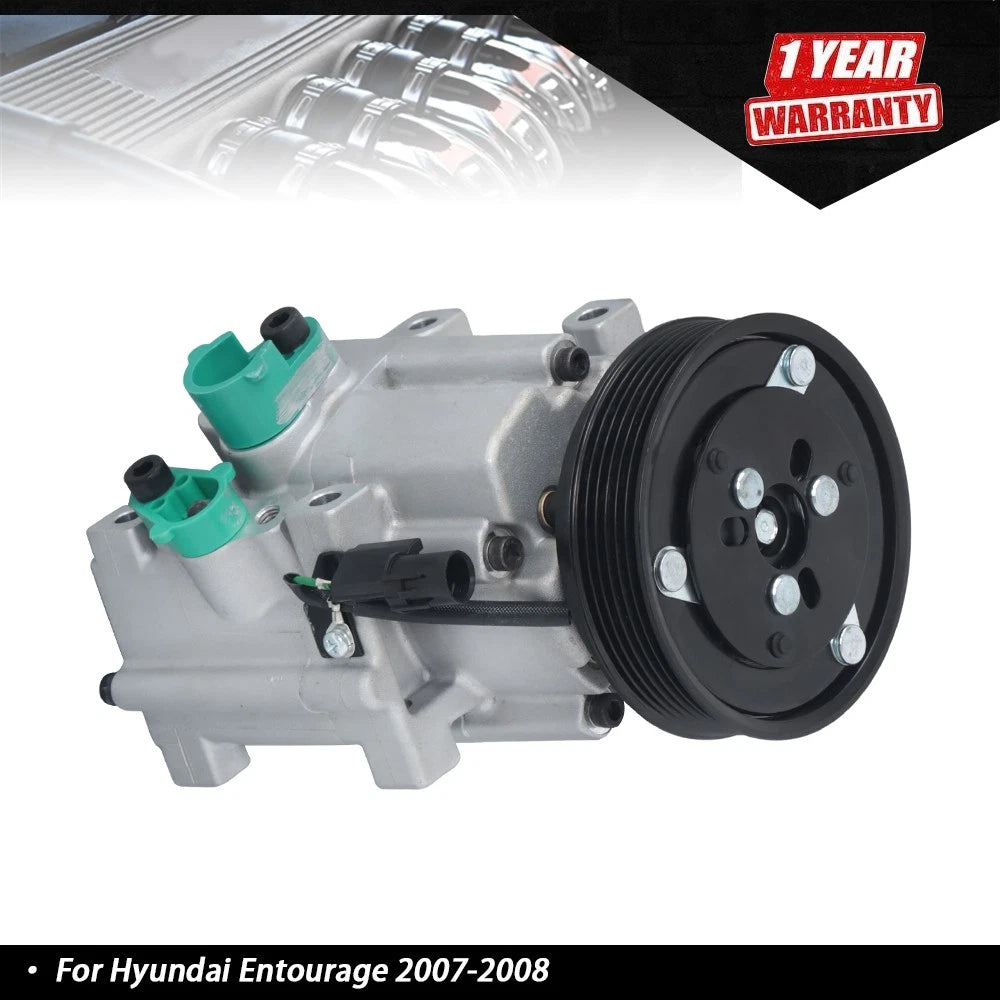 AC Compressor for Kia Sorento Sedona (2006–2009) Hyundai Entourage (2007–2008) CO 10975C