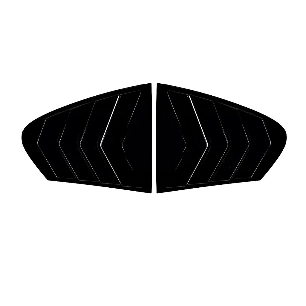 Gloss Black Rear Window Quarter Duct Louver Vent Cover for BMW 5 Series F10 (2011–2017)