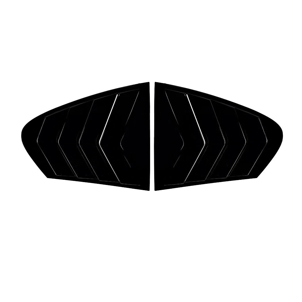 Gloss Black Rear Window Quarter Duct Louver Vent Cover for BMW 5 Series F10 (2011–2017)