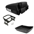 Chopped Trunk Backrest Mount for Harley Touring (1997–2008) Matte Black