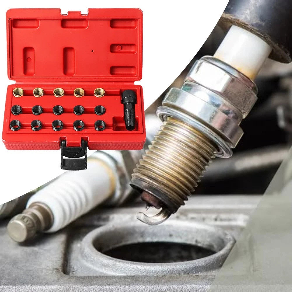 M14 x 1.25 Thread Repair Kit for Spark Threads (16 Pieces)