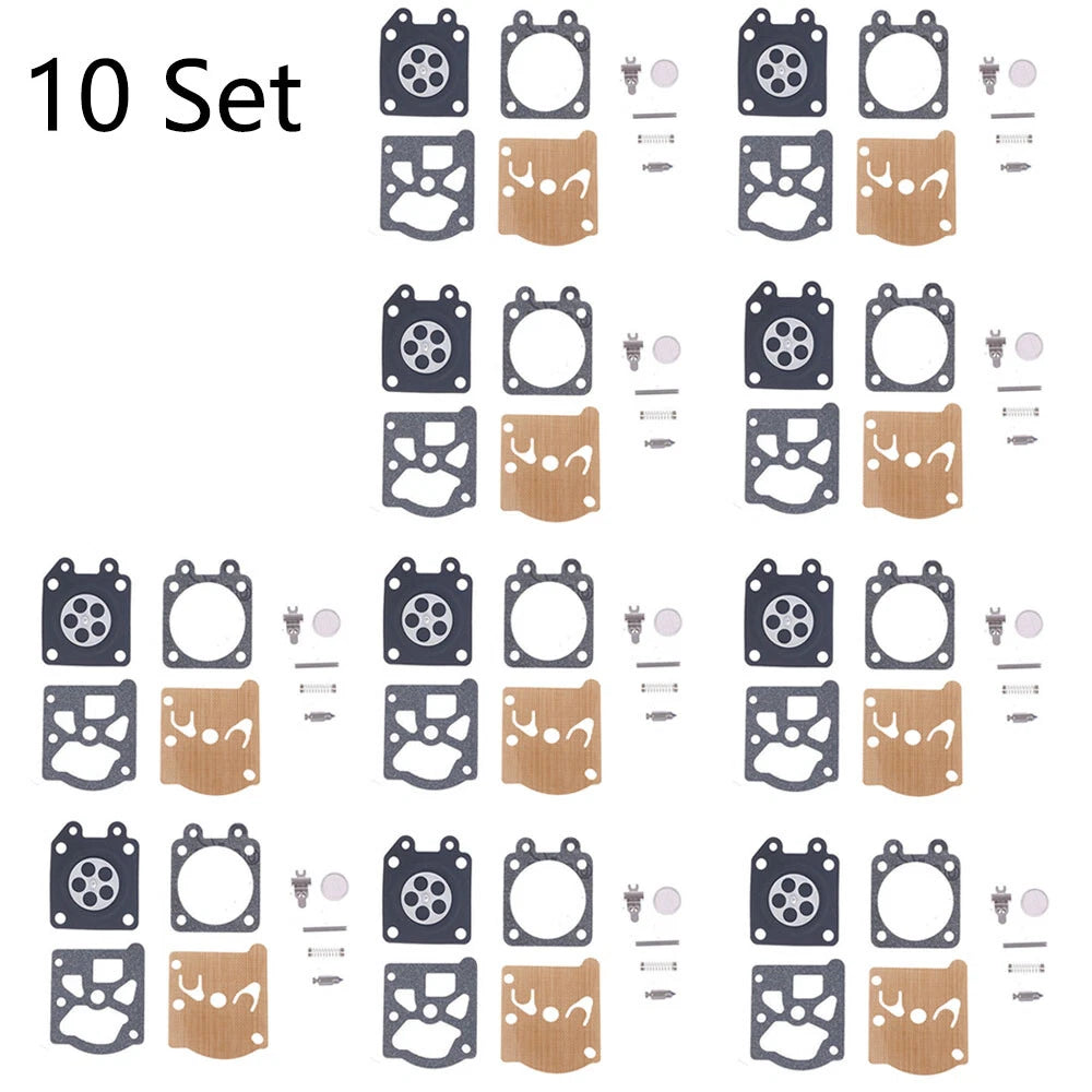 Set of 10 Carburetor Gasket Kit for Chainsaw 38/45/52/58 (4500–5800)
