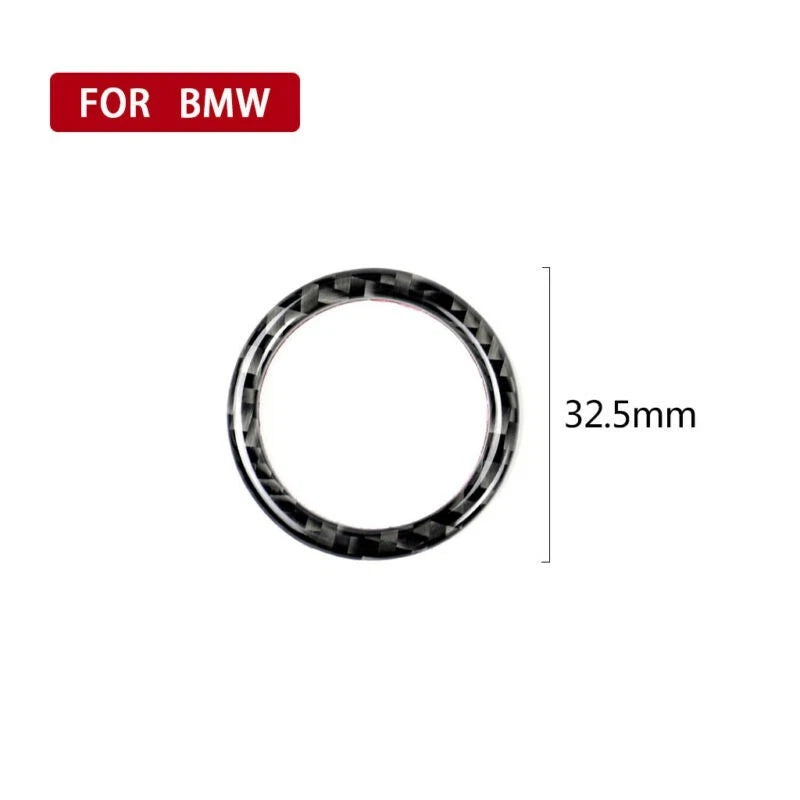 Button Ring Cover for (2009–2012) - Real Carbon Fiber, 2x Tool
