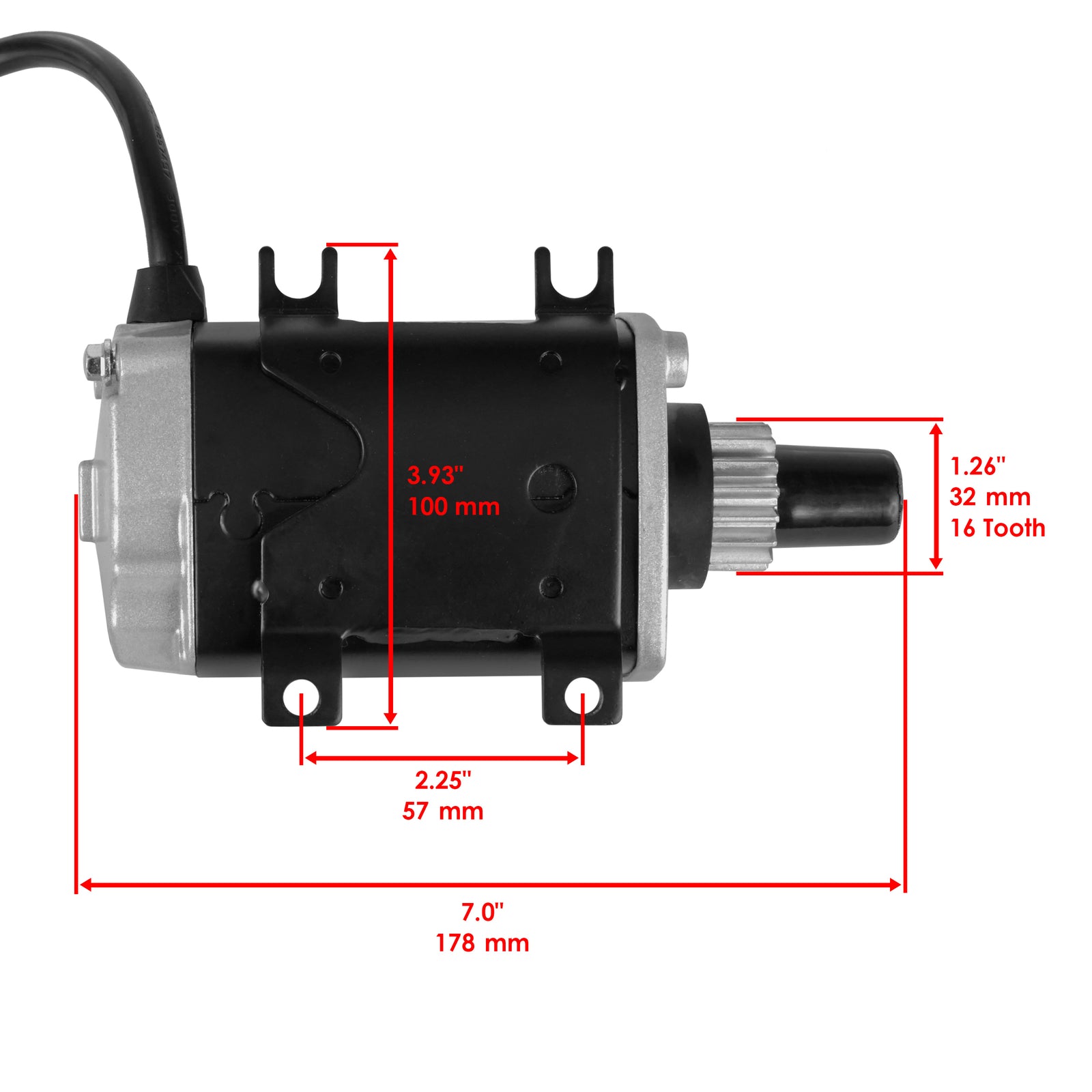 Complete Push Button Starter for Tecumseh Snow Blower Engines (OHSK110)