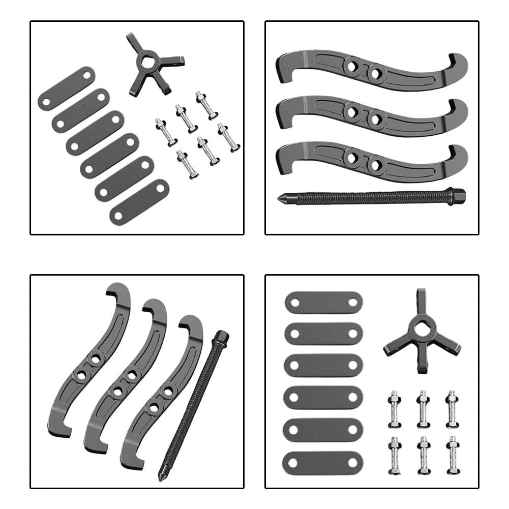 3-Jaw Carbon Steel Bearing Puller for Workshop and Field Mechanical Repairs
