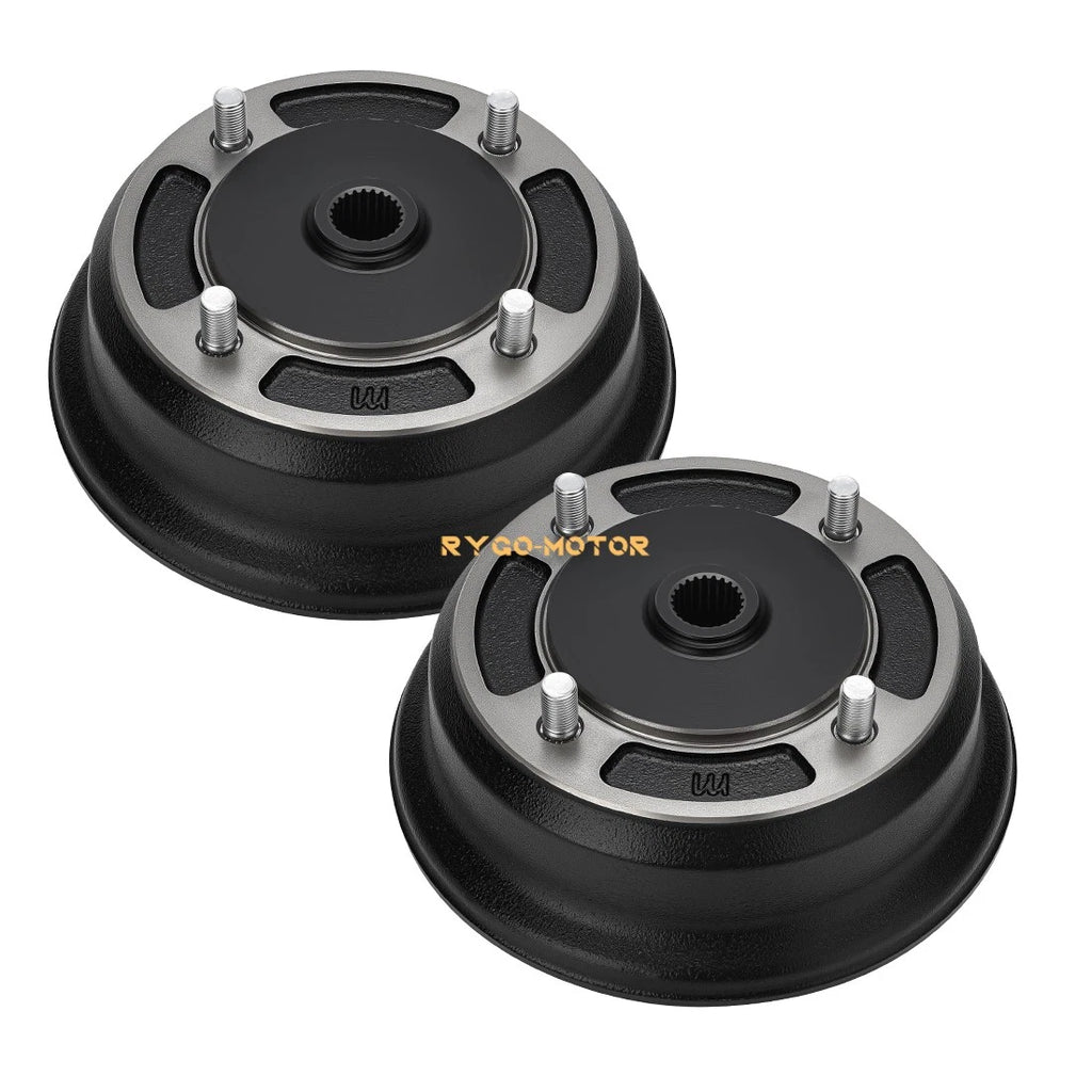 2Pcs Rear Brake Drums 41038-0035 for Kawasaki Mule 2510 3000 3010 3020 4000 4010