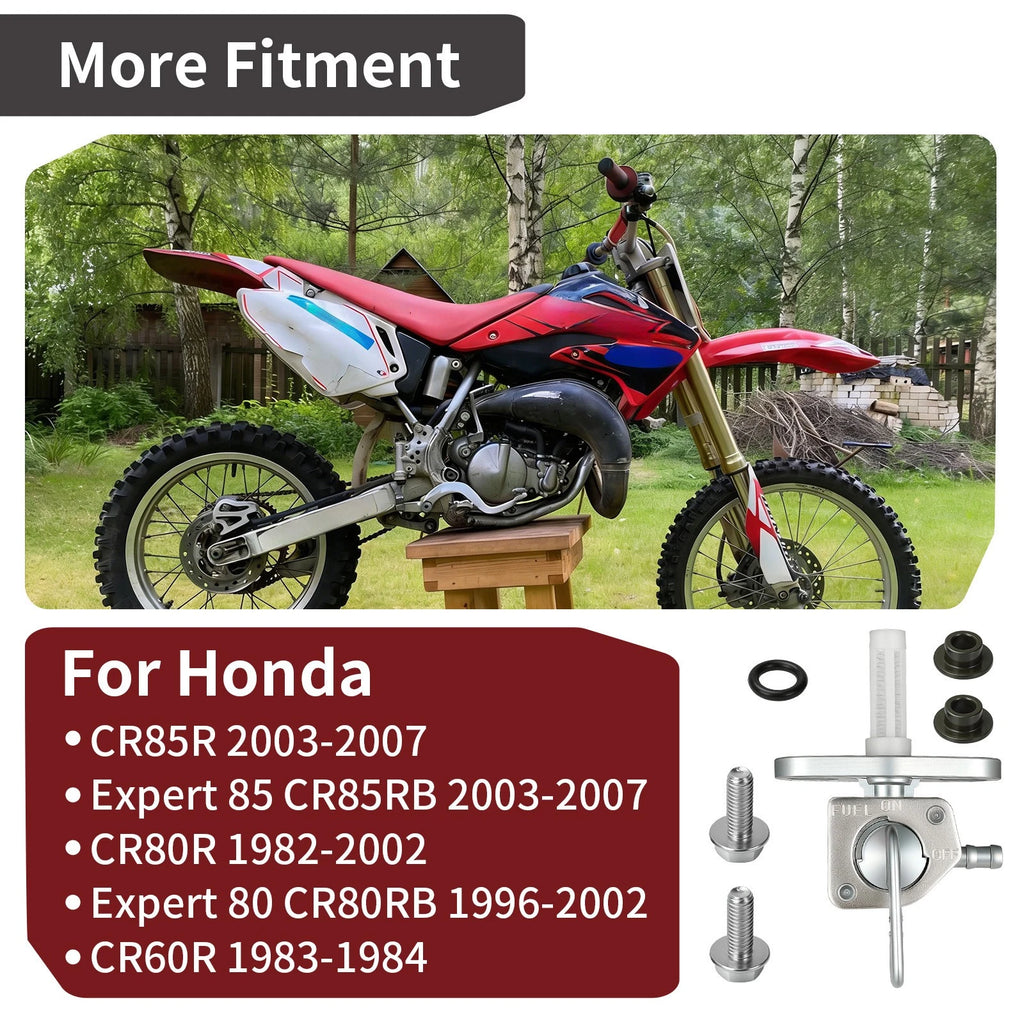 Fuel Petcock Valve Assy for Honda QR50 (1983–1985, 1991, 1994, 1997)