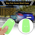 Green Silicone Car Key Case for Opel Corsa D (2006–2014) - 2 Buttons