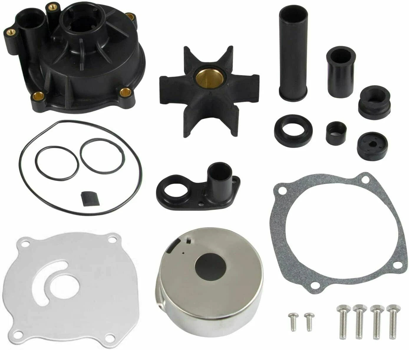 Water Pump & Impeller Repair Kit for Evinrude/Johnson ETec 75-250hp (2004–2023) 5001595
