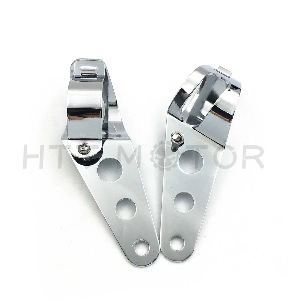Fork Tube Side-Mounting Headlight Bracket for Kawasaki Vulcan 34-46mm