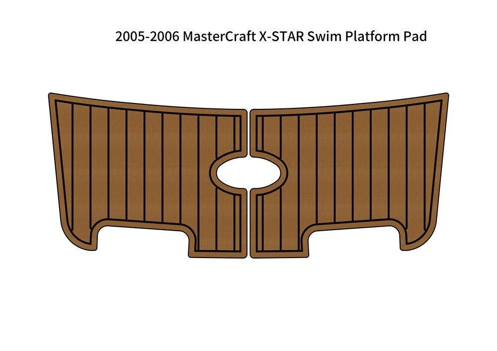 EVA Foam Teak Deck Flooring Mat for MasterCraft X-STAR (2005–2006)