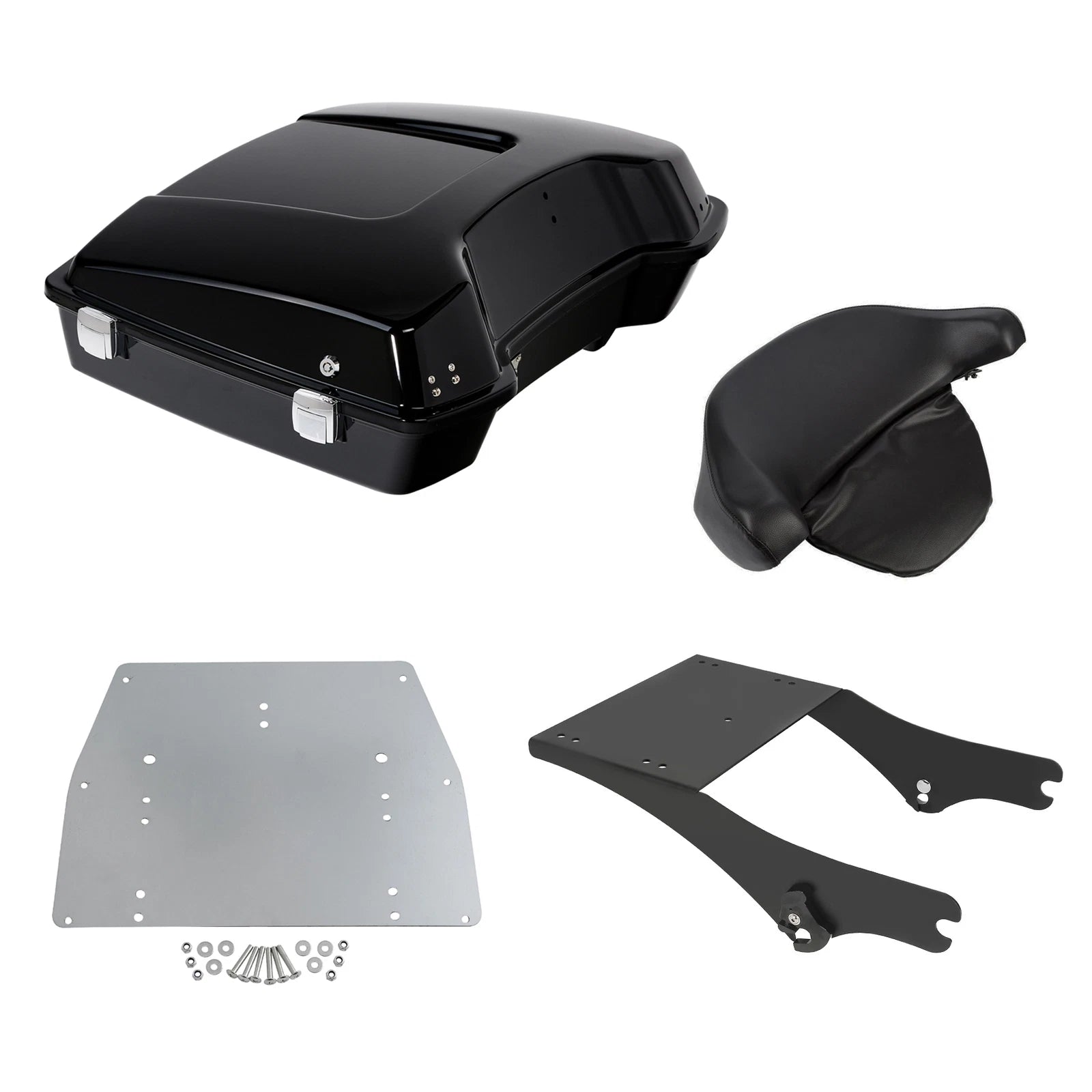 Trunk Backrest Mount Plate for Harley Touring Glide (1997–2008)