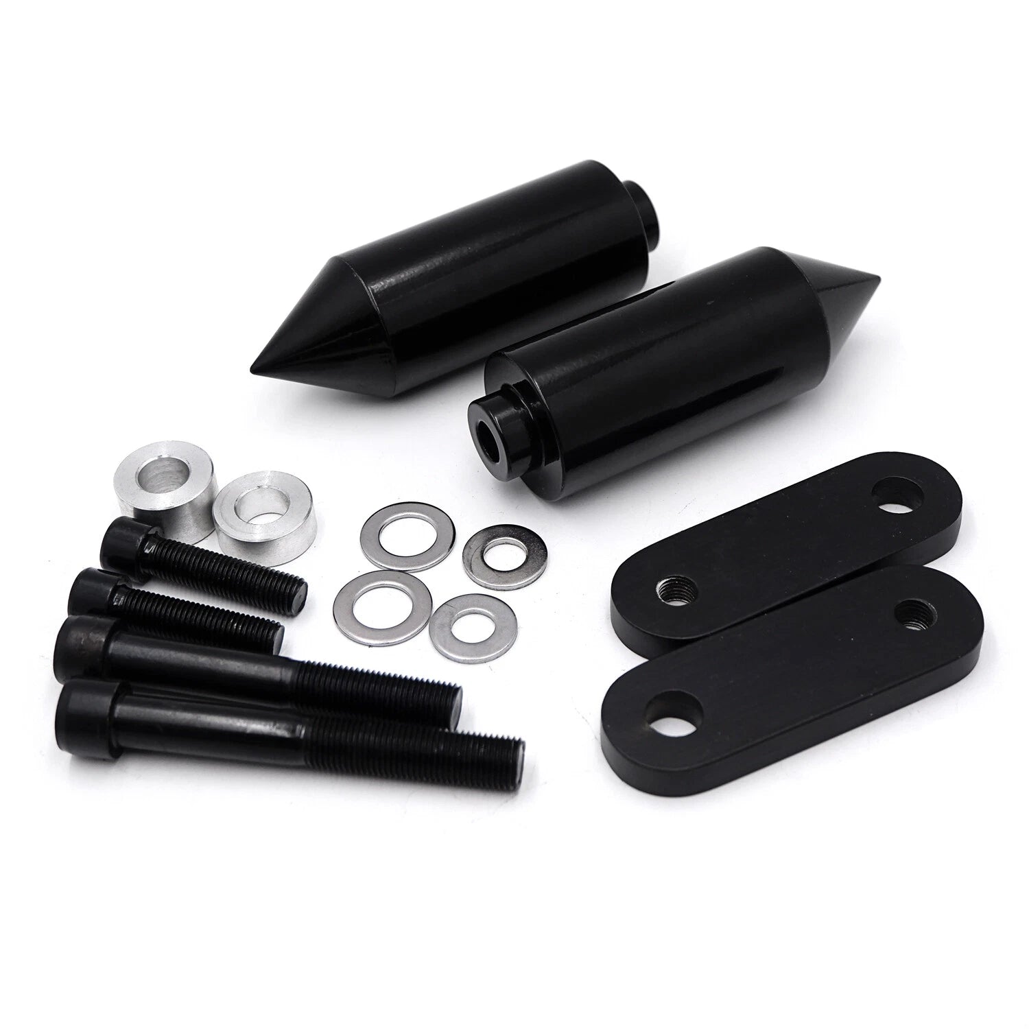 Black Spike Frame Slider Crash Protector for Honda CBR1000 (2004–2005)