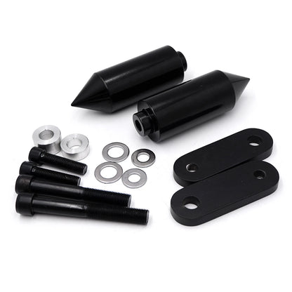Black Spike Frame Slider Crash Protector for Honda CBR1000 (2004–2005)
