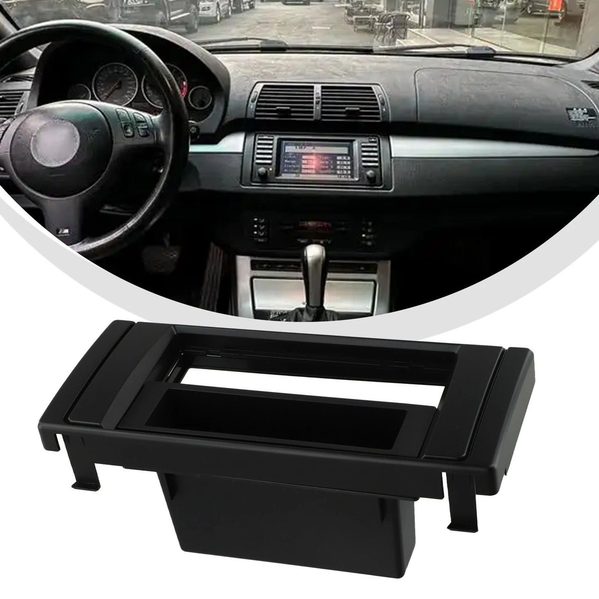 1 Din Radio Facia Panel for BMW E39 (1996–2003)