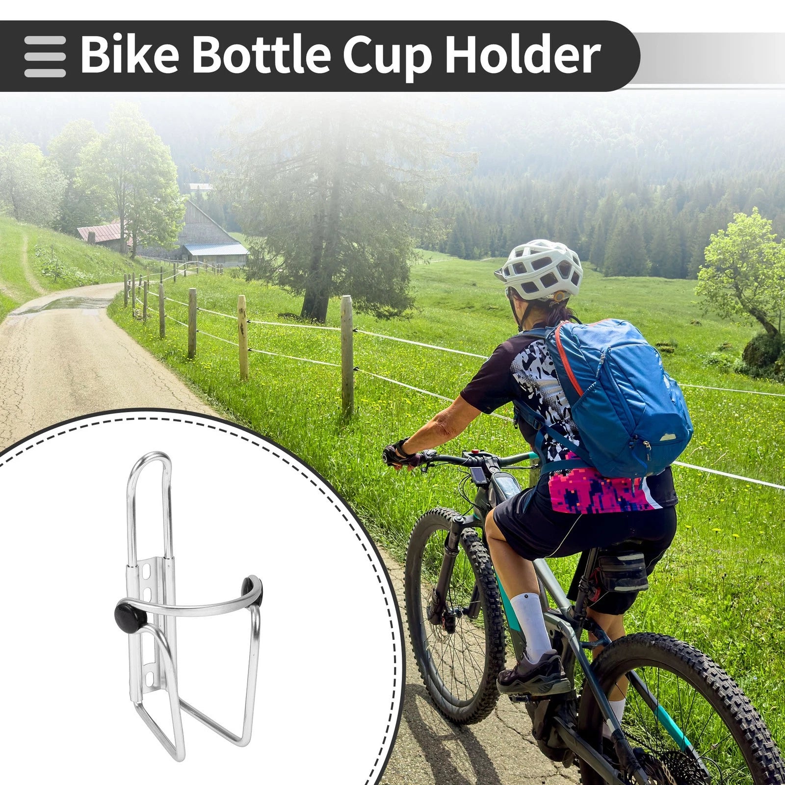 Bike Bottle Cup Holder Cage Rack for Universal Fit (Any Check fitment before purchase)