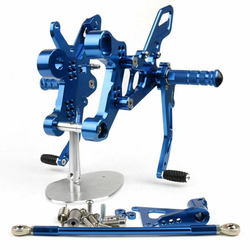 Blue Adjustable Rearsets Foot Pegs for Yamaha MT-09 FZ-09 (2014–2016) T9