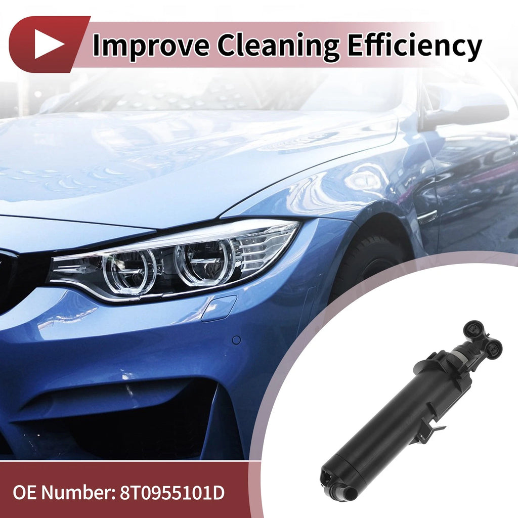 Front Driver Side Headlight Washer Nozzle for Audi A5 (2012–2016) No. 8T0955101D
