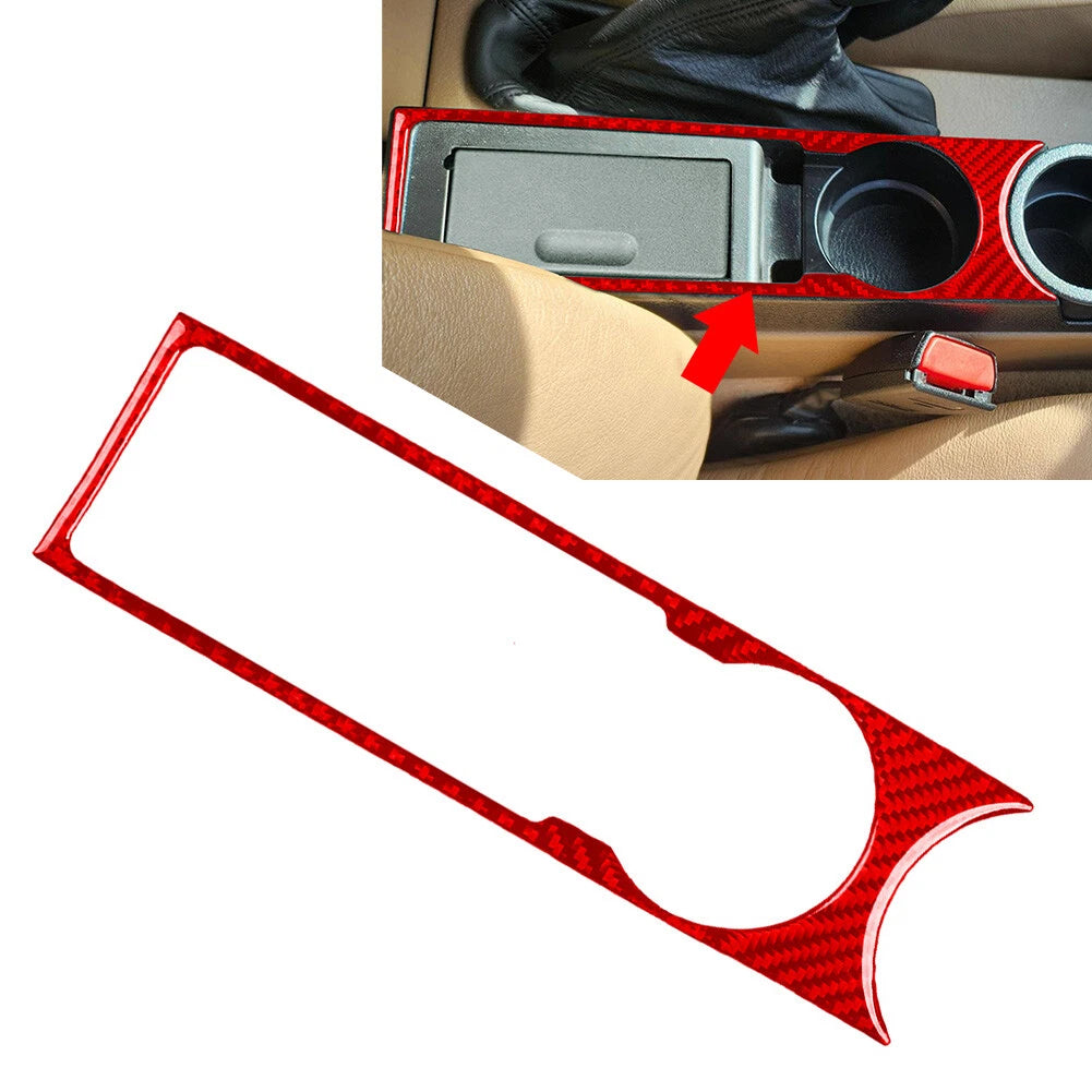 Water Cup Holder Panel Frame Cover Trim for BMW 3 Series E36 (1994–1996) Red