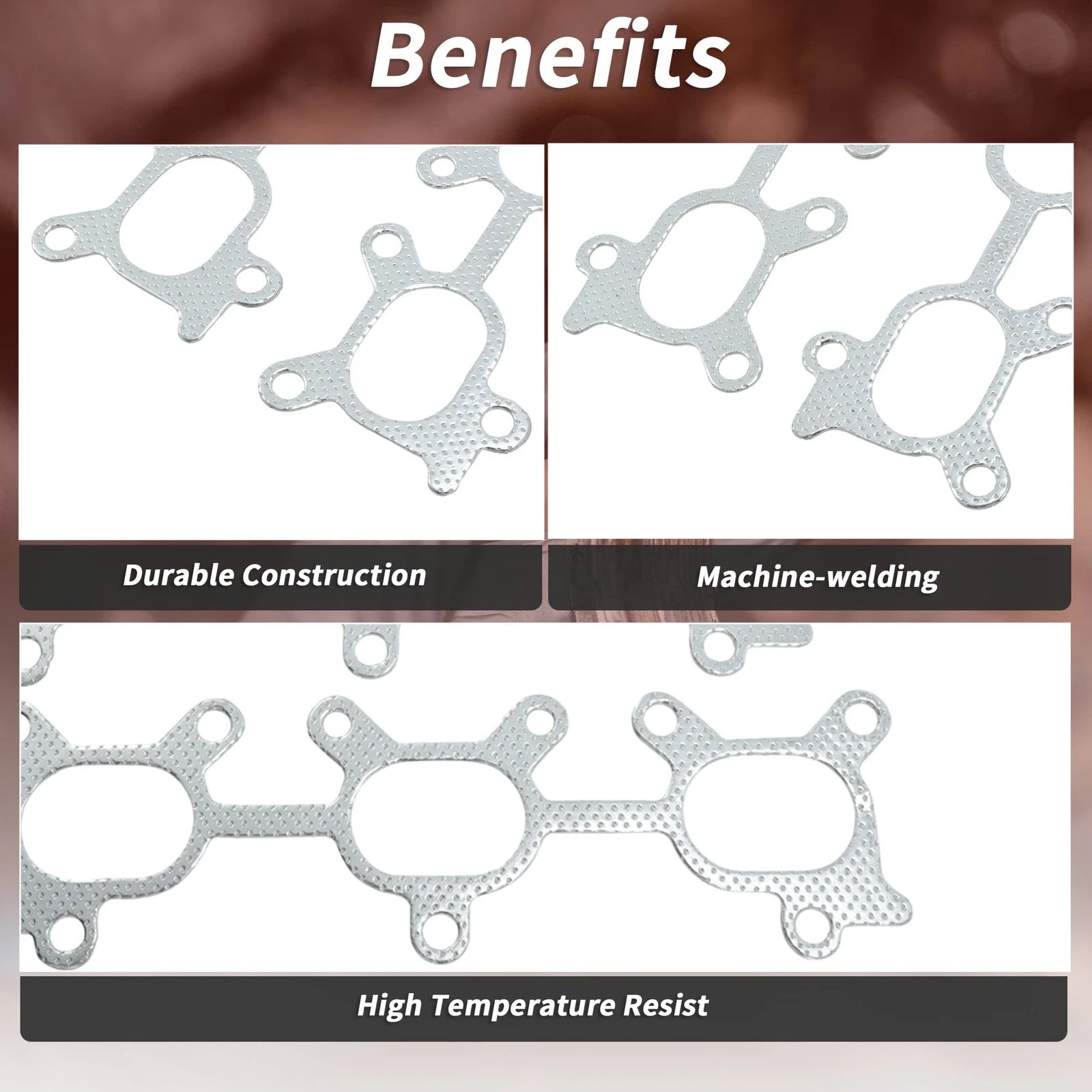 Exhaust Manifold Header Gasket for Chevrolet Tracker (2000–2002) No. 1414077E00