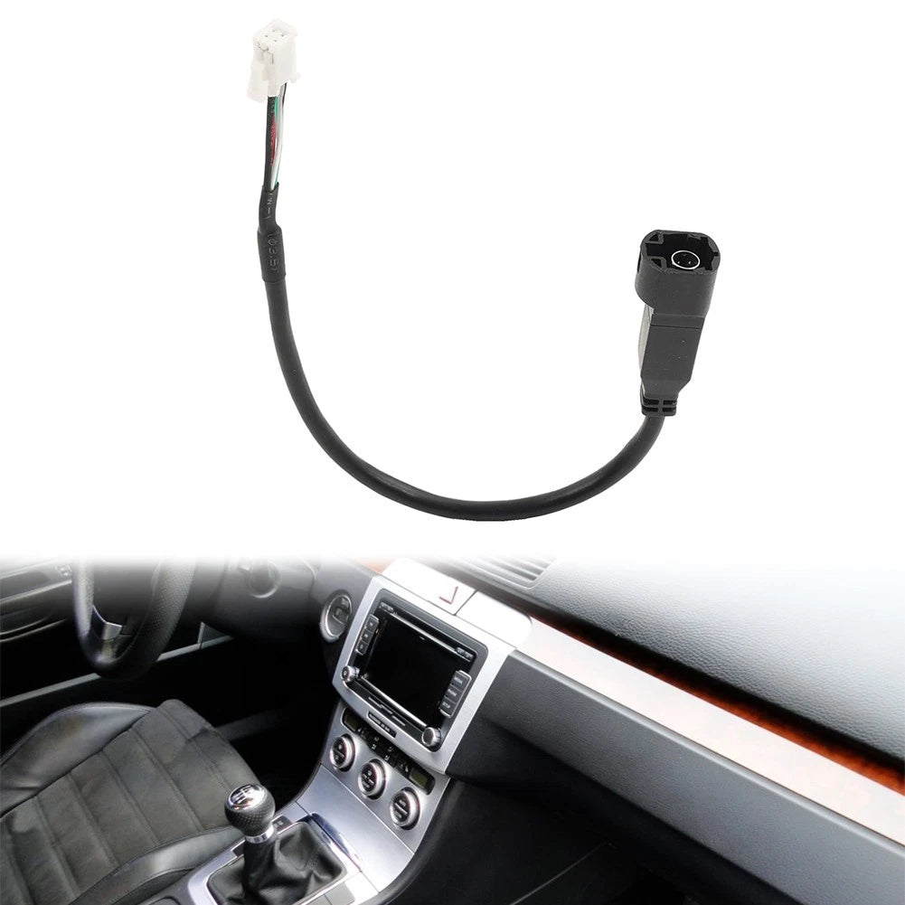 4Pin USB Adapter Plug Connector Cable for VW Bora, Touran, Skoda Octavia