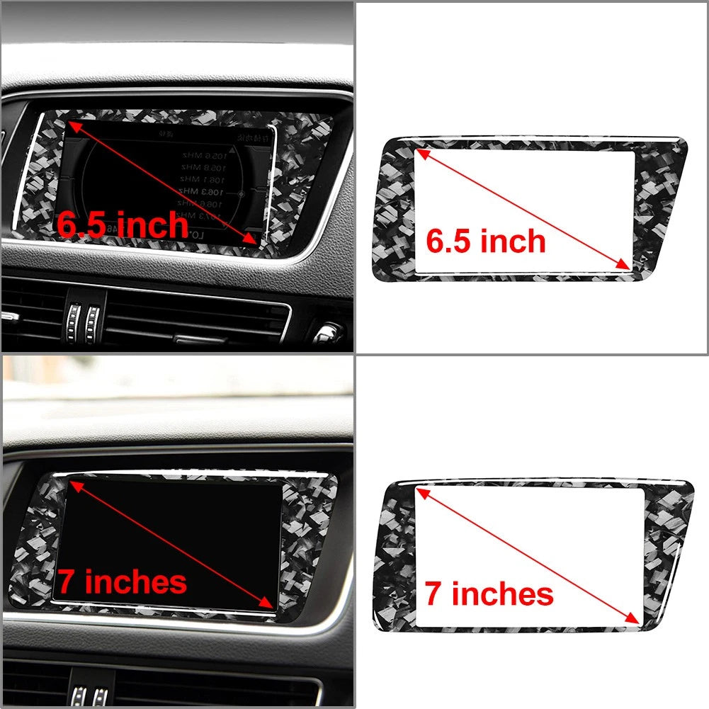 GPS Navigation Screen Panel Frame Cover Trim for Audi Q5 (2009–2018) RHD