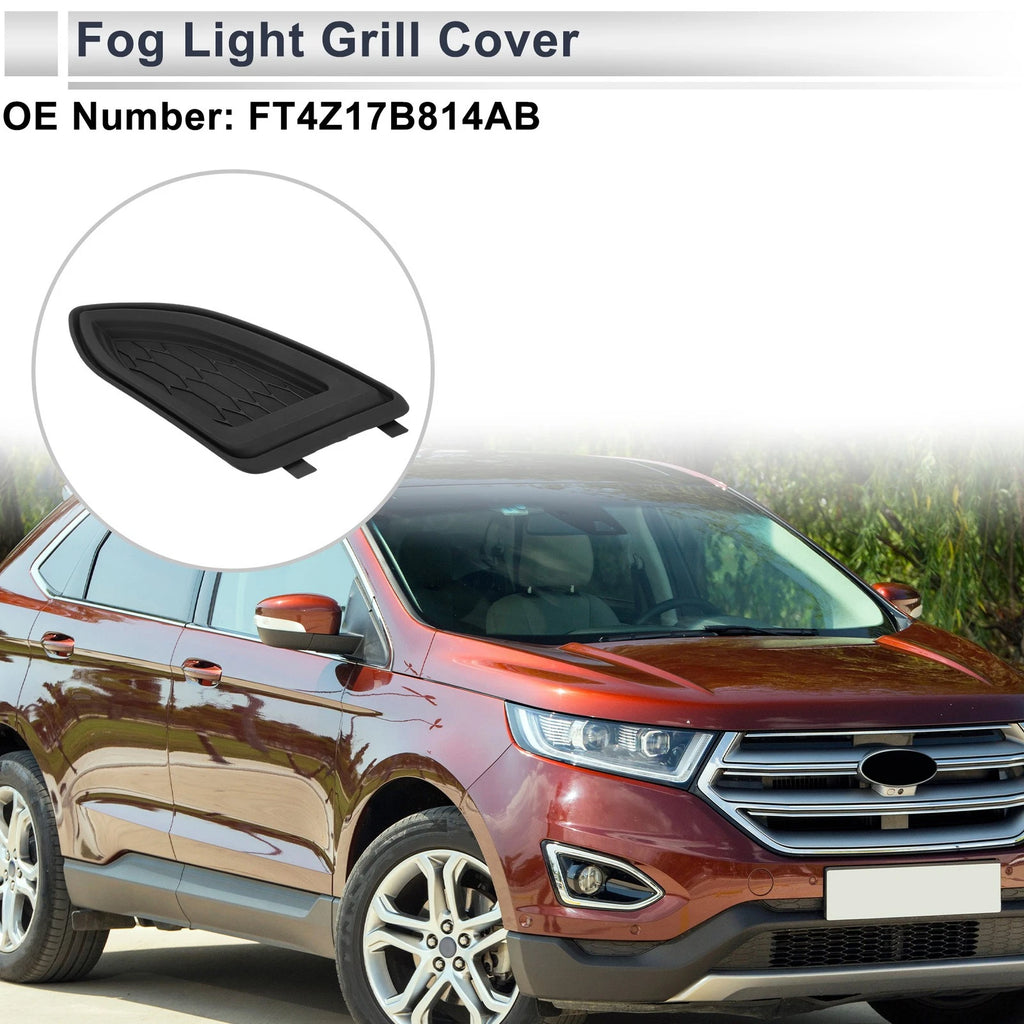 Front Left Fog Light Grill 1 Pc for Ford Edge (2015–2018)