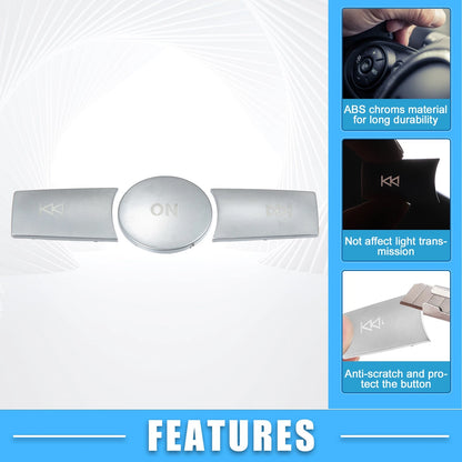Multimedia Radio Button Cover Sticker for Mercedes-Benz C Class