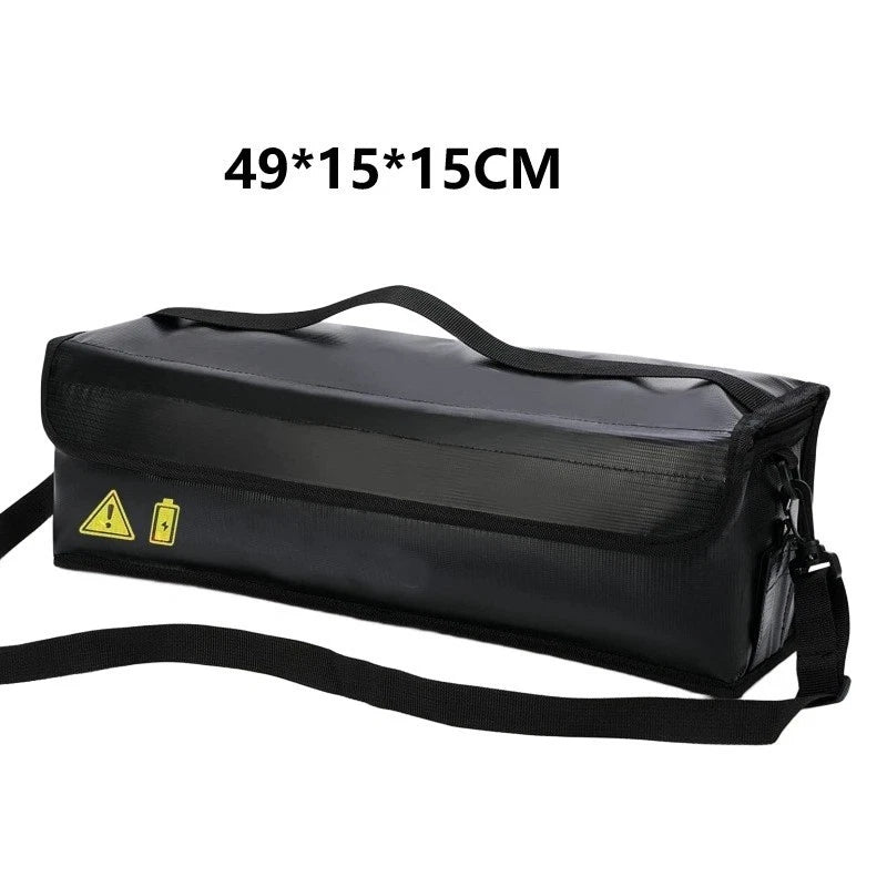 Fireproof Battery Charging Bag for Electric Bike (Adjustable Shoulder Strap)