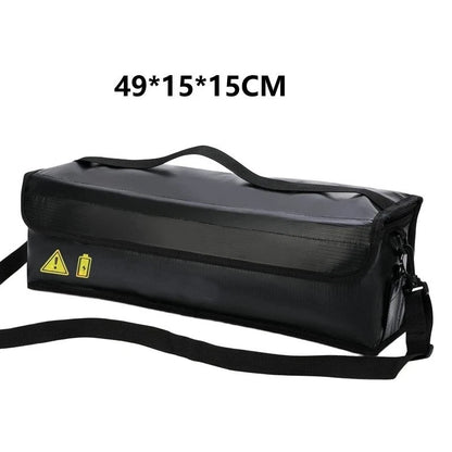 Fireproof Battery Charging Bag for Electric Bike (Adjustable Shoulder Strap)