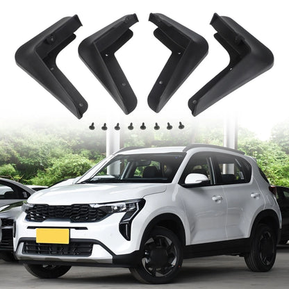 Set of 4 ABS Black Mud Flaps for KIA Sonet (2020–2026)