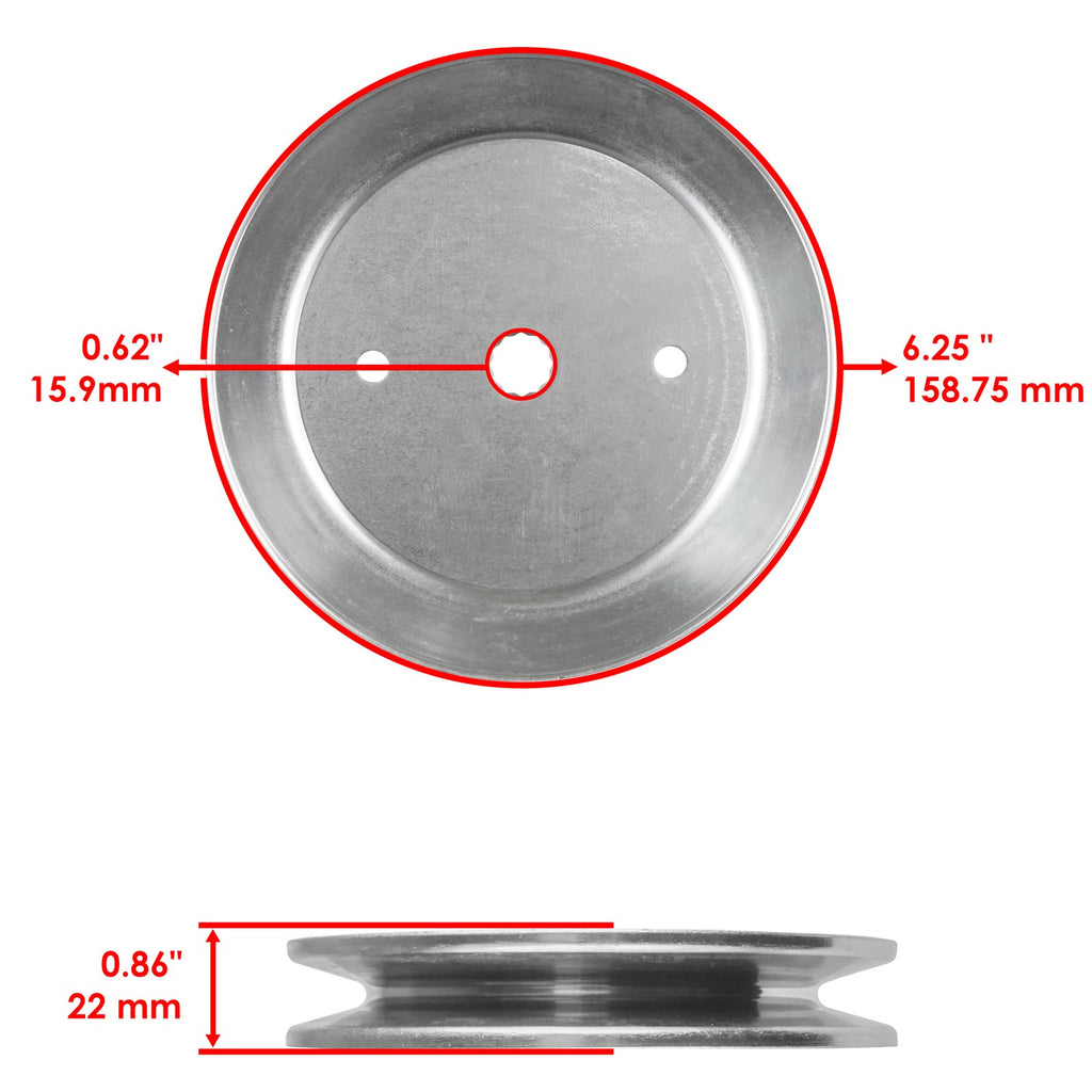 Deck Spindle and Pulley Replacement for Poulan PB145G42 (2012–2019)