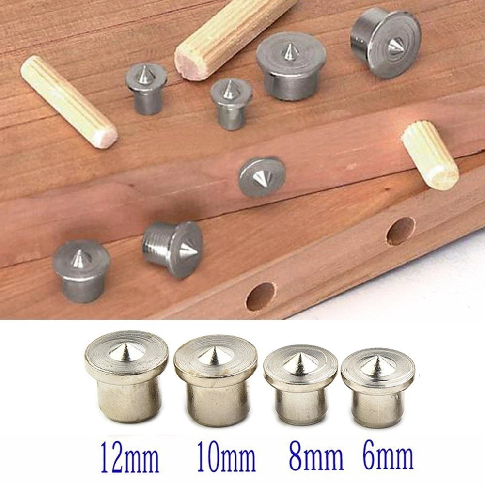 16pcs Dowel Center Point Set 6-12mm for Woodworking Craft Tool