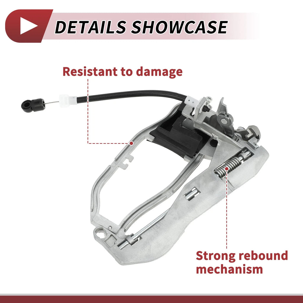 Rear Left Door Handle Carrier Replacement for BMW E53 X5 (2000–2006)