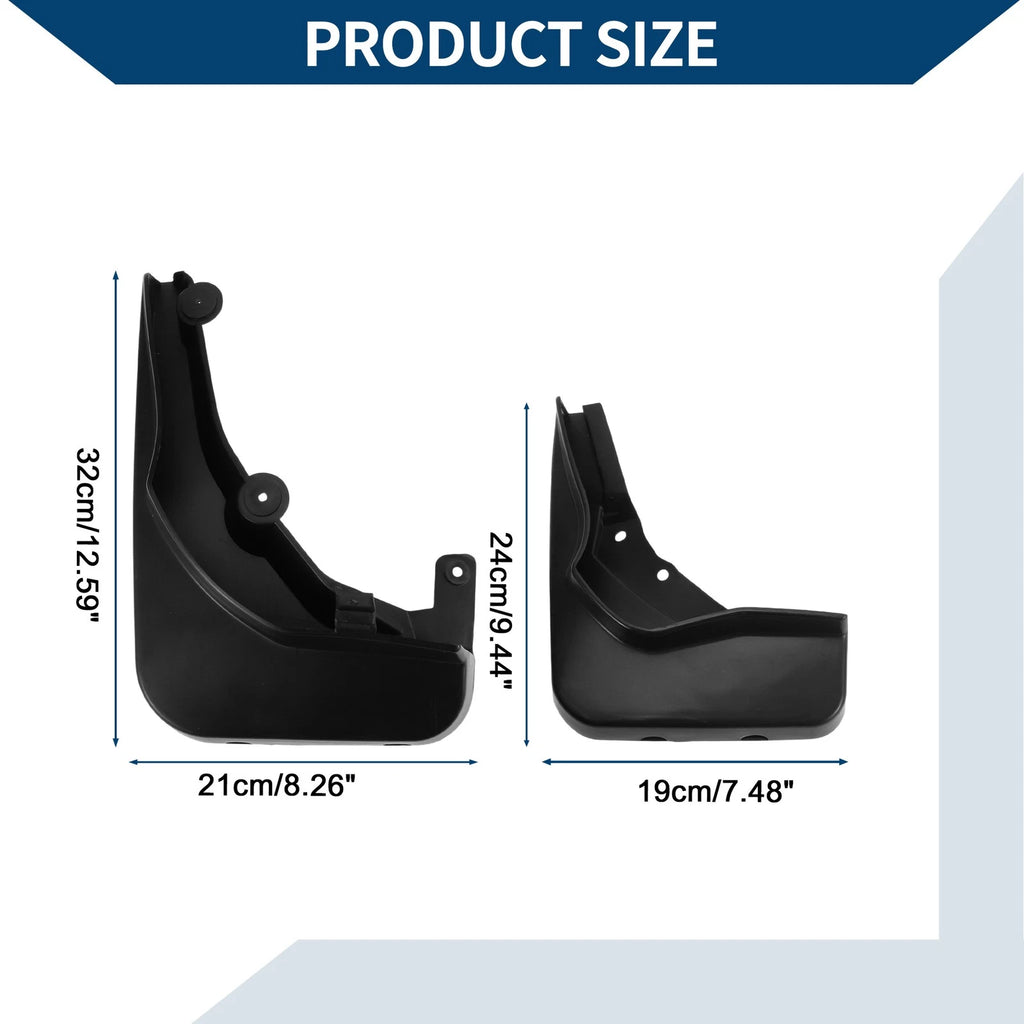Mud Flaps Splash Guards 1 Set for Mercedes-Benz E Class Sport (2014–2015)