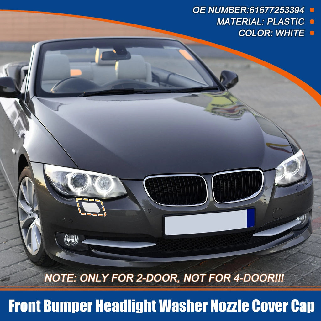 Right Side Front Bumper Washer Nozzle Cover Replacement for BMW E92 E93 (2011–2013)
