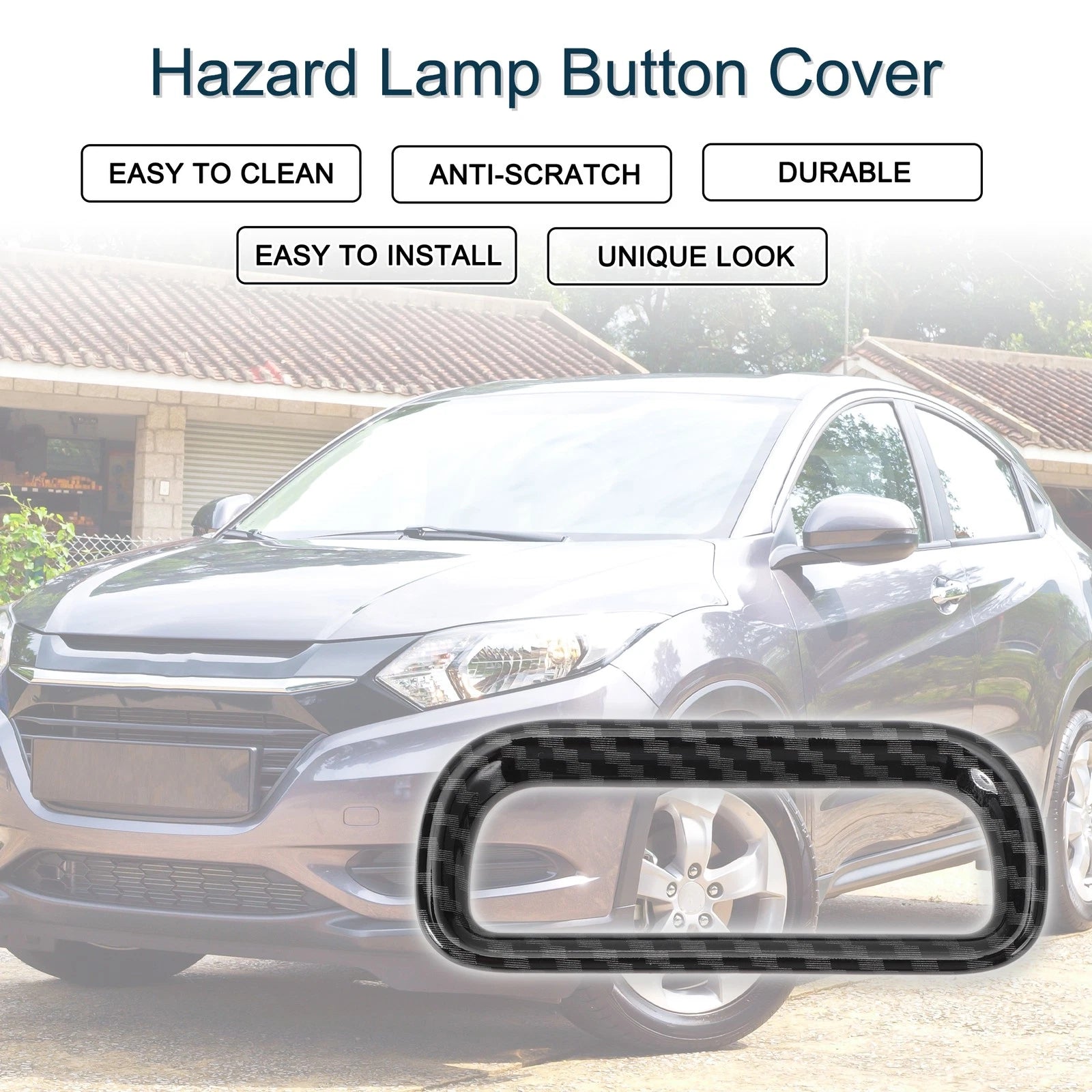 Warning Lamp Button Cover Replacement for Honda Vezel RV3 to RV6 (2014–2022)