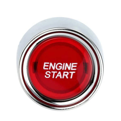 Push Button Starter Switch with Red LED for Universal 12V Race Car