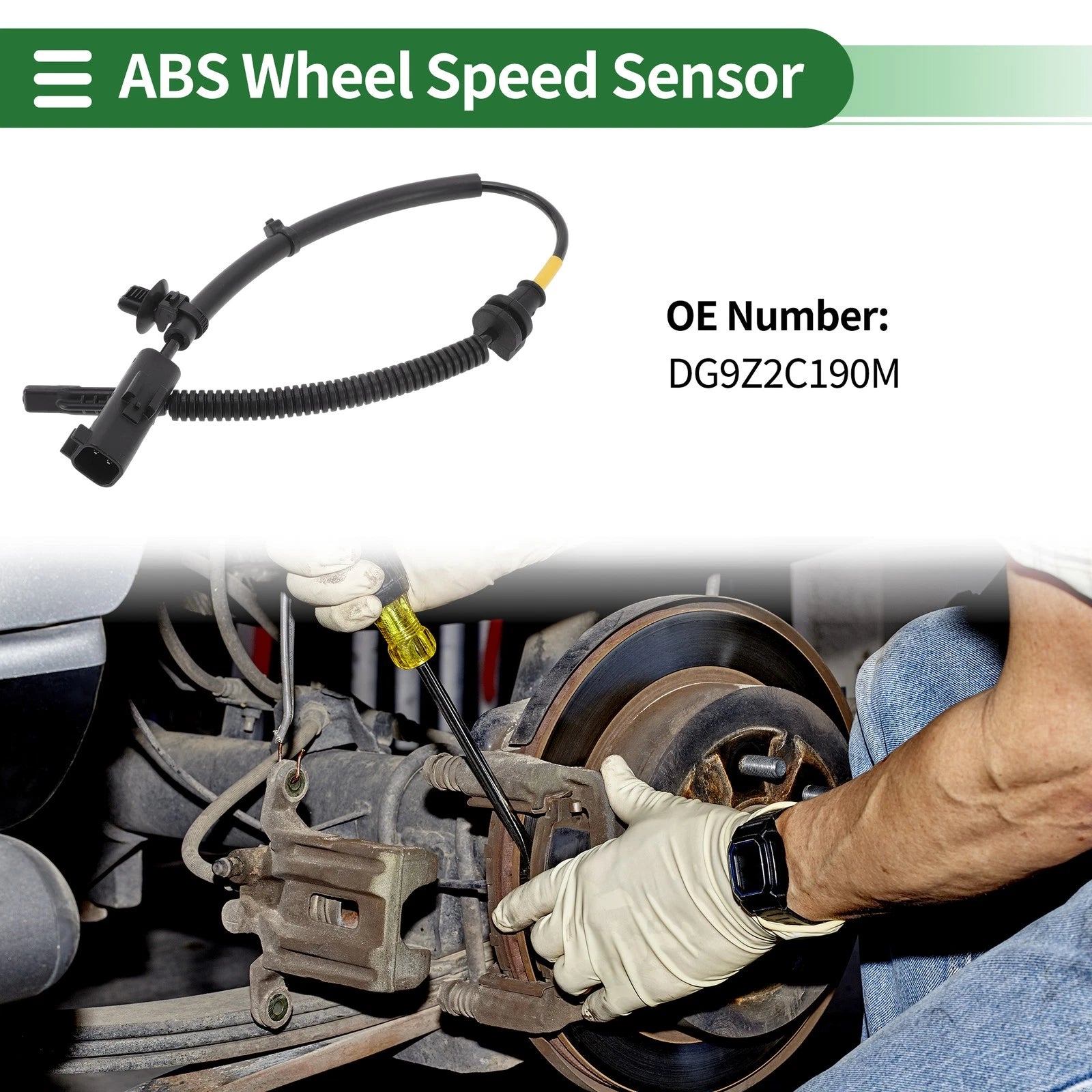 ABS Wheel Speed Sensor No.DG9Z2C190M for Lincoln MKZ (2013–2018)